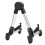 Foldable Aluminum Guitar Stand with Silicone Padding, Silver 7