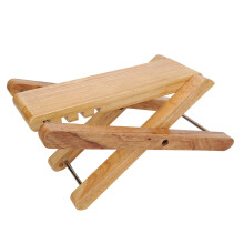 Bamboo Guitar Footstool Portable Foldable Pedal for Musical Instrument