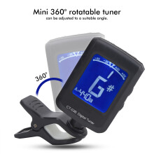 ClipOn Tuner 12Lil für Gitarre Bass Ukulele