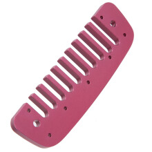10-Loch-Aluminium-Legierung-Harmonika-Teil für Anfänger, Rosenrot