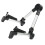 Foldable Aluminum Guitar Stand with Silicone Padding, Silver 1