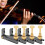 Fine Craft 4Pcs Black Violin Tuners Set for 3/4-4/4 Cello String Tool 1