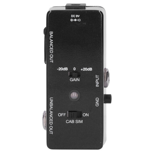 Guitar Effects Pedal High-Gain Distortion Robust Distortion Effect Multi Function Cabinet Simulator Metal Shell True Bypass Balanced Output 1