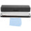 24 Hole C Key Harmonica, Silver & Black, Brass Backing Plate 2