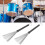 Jazz Percussion Retractable Drum Brushes - Stainless Steel & Rubber Tips 1