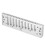 10-Hole Blues Harmonica Comb Part for SP20 Aluminum Alloy Silver Accessory 13