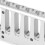 10-Hole Blues Harmonica Comb Part for SP20 Aluminum Alloy Silver Accessory 14