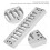 10-Hole Blues Harmonica Comb Part for SP20 Aluminum Alloy Silver Accessory 6
