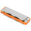 10-Hole Eb Blues Harmonica AM-20D, ABS Resin Comb, Orange 4
