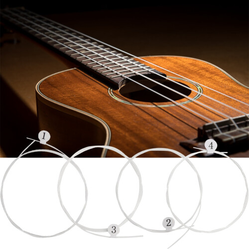 4Pcs Ukulele String Set Helle Sound Carbon High 2