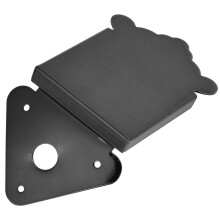 Mandolinenkabel Zug Brett Stahl Gebogen Exquisites Instrumentenzubehör QB09 Schwarz