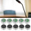 10Pcs Compact Electret Microphones for MP3 and Loudspeaker Use 8