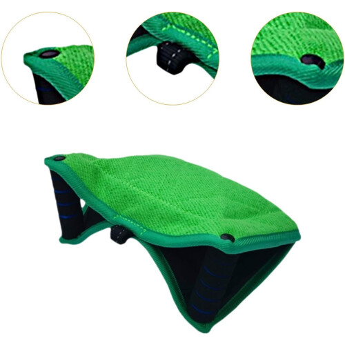 Dog Training Bite Pillow For Dogs, Bite Resistant Tug Toy, Interactive Training Aid, Sturdy Green 1