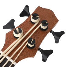 30 Zoll Mini E-Gitarre Bass Voll Sapele