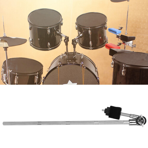 Drum Cymbal Extension Arm Holder, Adjustable Design with Textured Surface for Secure Grip, Versatile Compatibility with Percussion Instruments, Easy 1