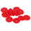 90Pcs Red Piano Ring Gaskets, Soft Wool, 1mm Thickness Tuning Accessory 6