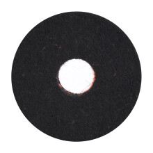 10 Stück Beckenständer Filz 35mm Schwarz Orange