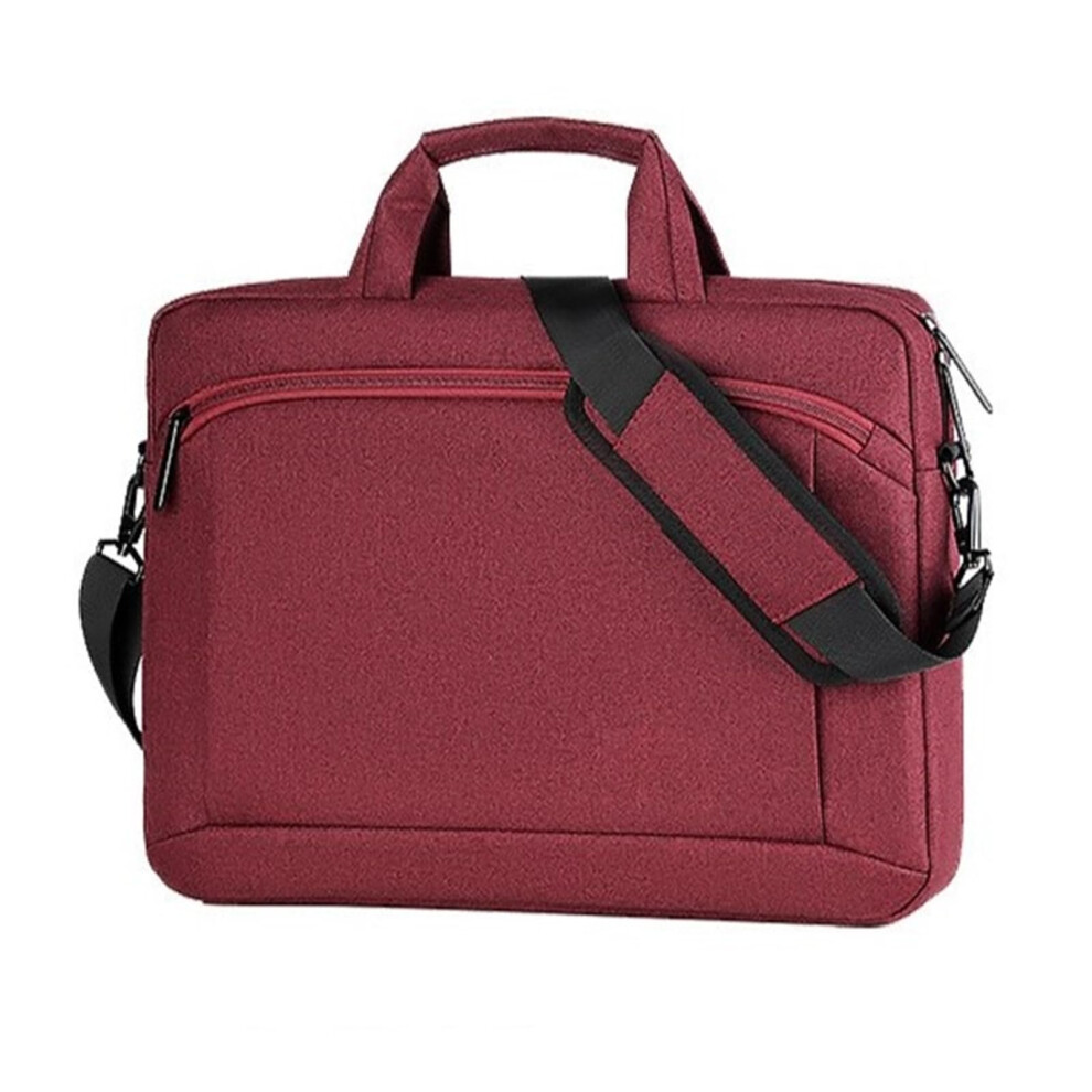 Laptop Bag For Women And Men Messenger Briefcase Waterproof 14Inch Laptop With Shoulder Strap Slim Red 9412369967077
