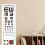 Eye Charts Standard Visual Acuity Chart With Height Measure Ruler Waterproof Tear Resistant Visual Testing Chart 2