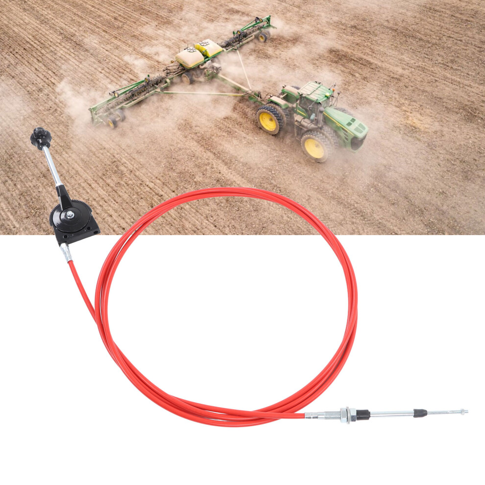 Excavator Manual Throttle Cable 5M Pu & Steel Heavy Equipment Float 8071370309613