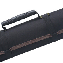 Multifunctional Oxford Cloth Roll Up Tool Bag 58.5x35.5cm Black