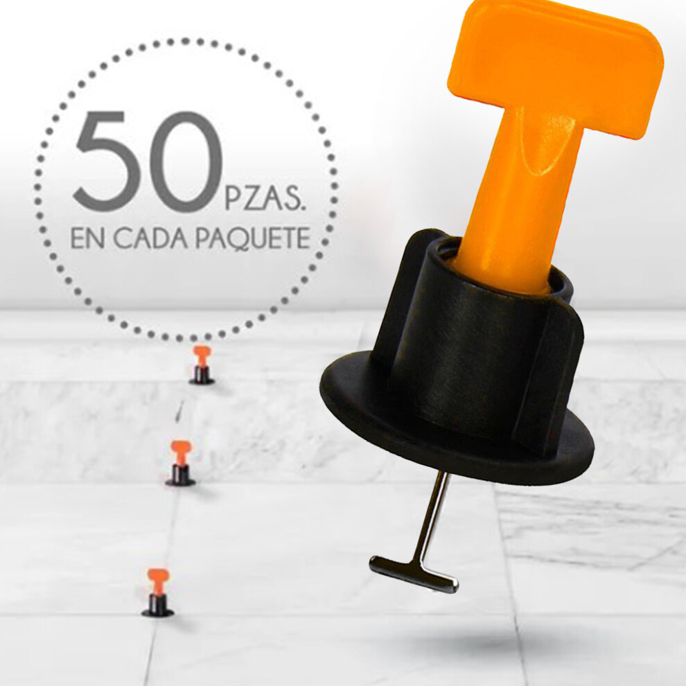 Fliesennivellierer, 1,5 Mm, Wiederverwendbar, Orange