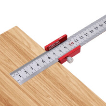 Holzbearbeitungs-Aluminiumlineal 45/90 300mm mit Begrenzungsblock und Mutternverstellung