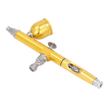 Ugello da 0,3 mm per aerografo, tazza da 6 ml, finitura dorata