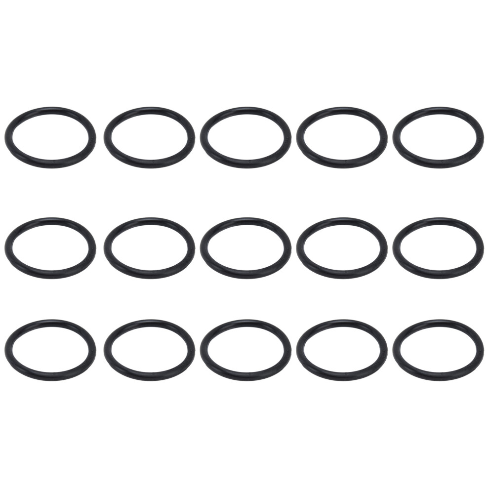 15Pcs 5Mm Diameter Round Rubber O Rings For Mechanical Equipment Transmission 4341376484862