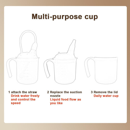 SpillProof Sippy Cup, 300ml LeakProof Drinking Cup for Adults  Spill Less 2