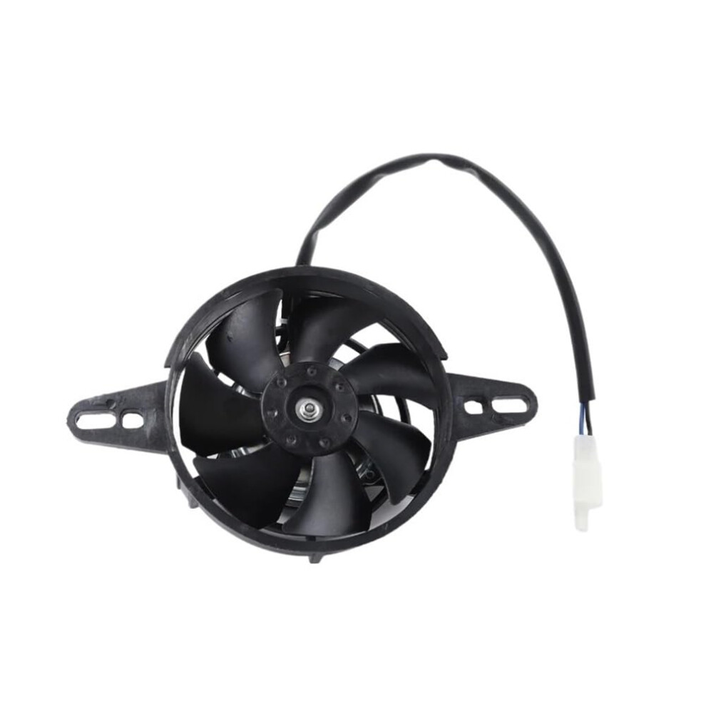 Radiator Fan For Motorcycle And Atv 150Cc 200Cc 250Cc 4Wd Gokart Engine Oil Cooler Black 9412369967374