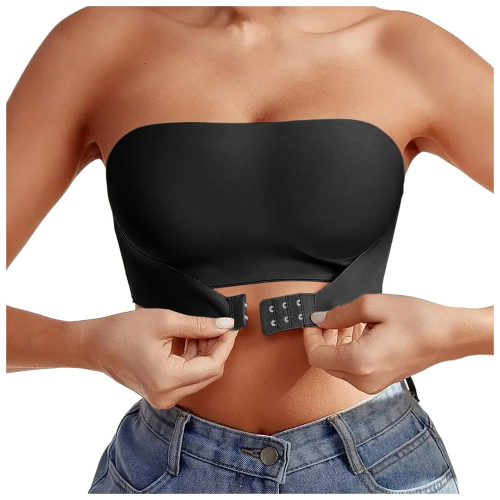 BHS Bra Comfortable Transparent Shoulder Strap for Women Black XL-image-OPC-PP5RBQX-NEW