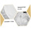 Wedding ring pillow heartshaped with creative ring storage, white 3