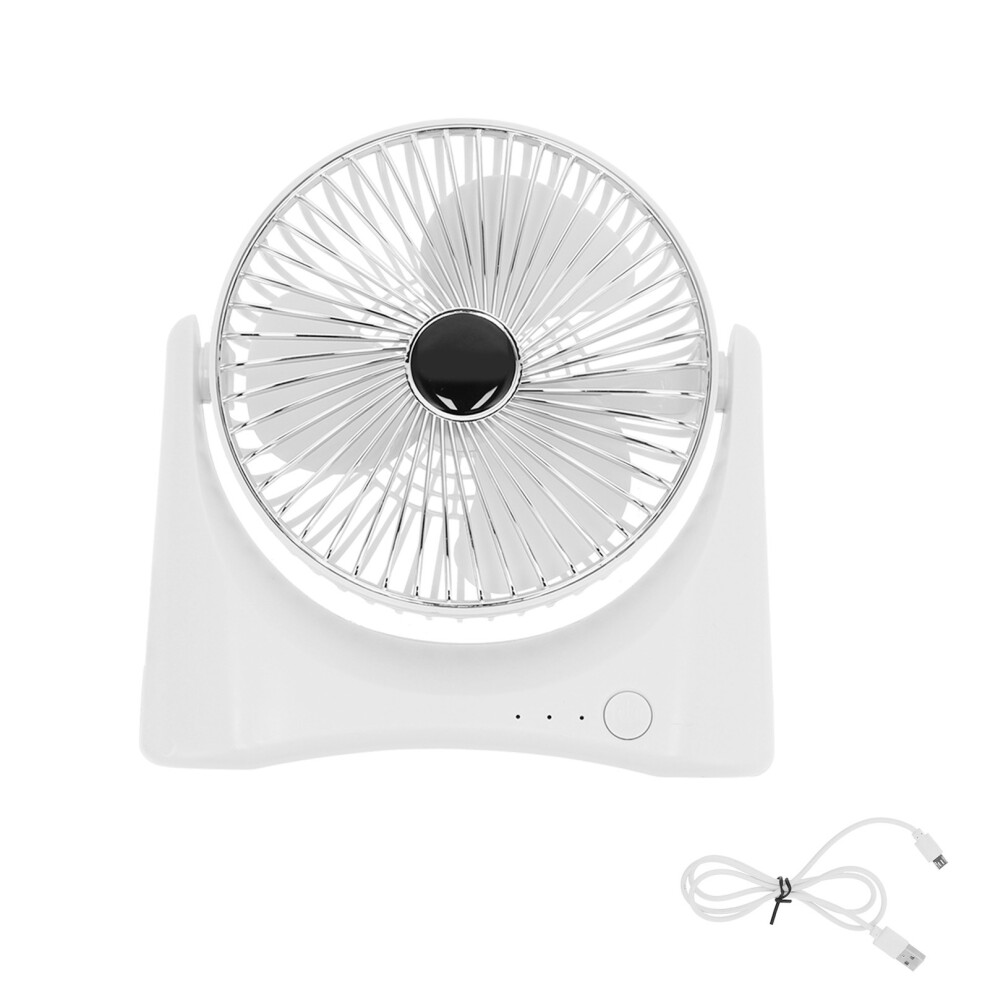 Desktop Companion Fan, Portable Design, Quiet Operation, Rechargeable Battery, Usb Powered, Adjustable Wind Speed, Strong Cooling, Space Saving 9464372547920