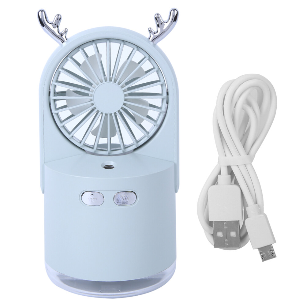 Misting Fan For Travel, Portable Long Battery Life Rechargeable Handheld Fan, Quiet Operation Usb Powered Stone Sink Tray For Beach Theme Parks 9453559528920
