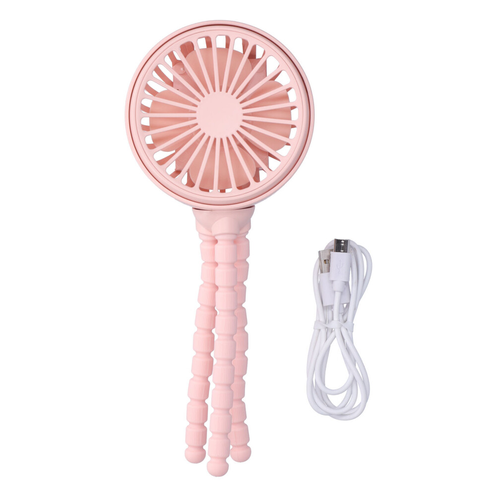 Rechargeable Clip On Fan With Flexible Tripod Quiet Brushless Motor For Library Home Office Baby Crib Use 9468298005489
