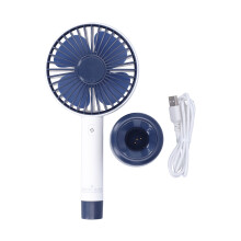 Battery Operated Cooling Device, Motion Sensor LED Light Foldable Mini Fan with Silent Operation Two In One Design for Travel Home Use