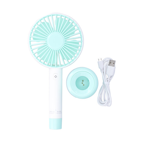 Battery Operated Cooling Device, Motion Sensor LED Light Foldable Mini Fan with Silent Operation Two In One Design for Travel Home Use 1