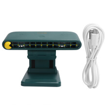Lampada da lettura a clip flessibile e portatile, con intensità luminosa regolabile a LED, ricaricabile e con timer, ideale per letto, dormitorio,