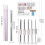 Stainless Steel Embroidery Punch Needle Set Including Adjustable 3