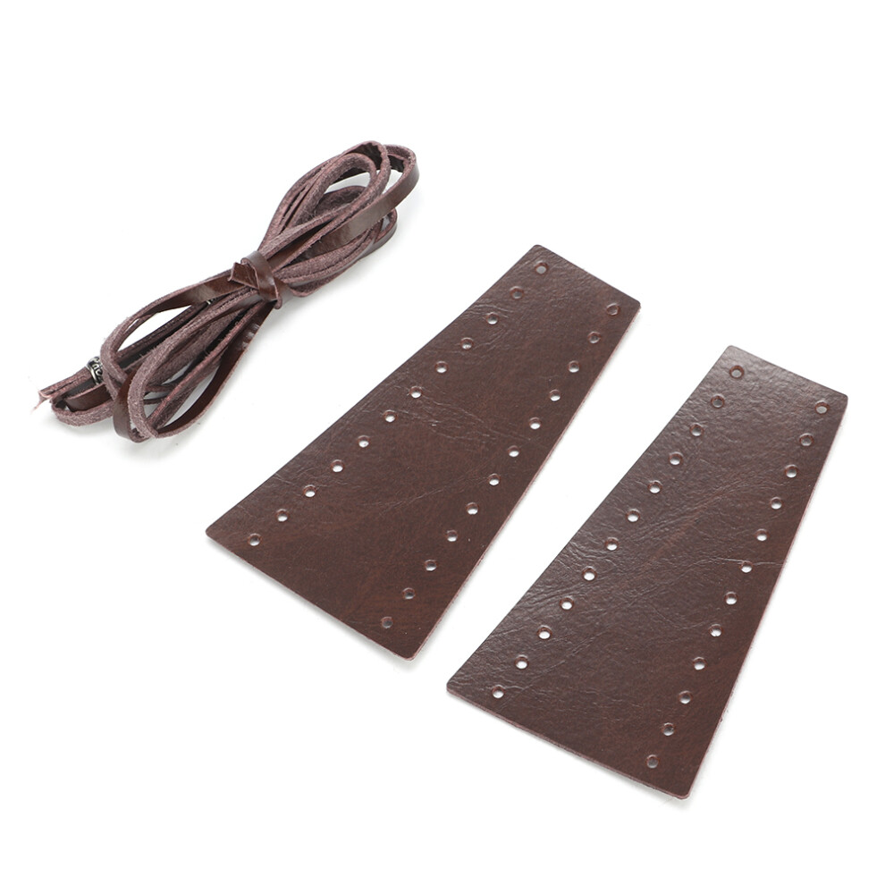 Motorcycle Modification Accessories, Leather Hand Grip Covers For Universal Handlebars, Microfiber Leather Handlebar Wraps With Ergonomic Design 9437117526160