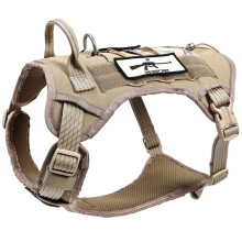 Dog Vest Harness for Training Walking Belt for Large-S Khaki