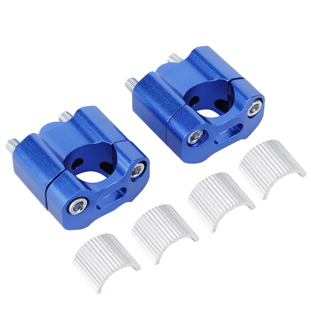 Handlebar Riser Mount Clamps Adjustable Height Ergonomic Driving Position Cnc Aluminum Universal Compatibility For Motocross And Trail Bikes 9437117526399