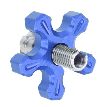 CNC-gefräste Kupplungseinstellschrauben aus Aluminium, Motorrad-Kupplungszugversteller mit rostbeständiger Oberfläche, universell passend für