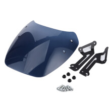 Motorrad-Windabweiser, Frontscheibe, universelle Windschutzscheibe aus ABS-Kunststoff, schützt vor Schmutz, einfache Montage für Ducati Scrambler