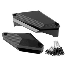 Protector de chasis de aleación de aluminio mecanizado CNC para Yamaha FZS600FZ6XJ6, protector de chasis de motocicleta con tecnología