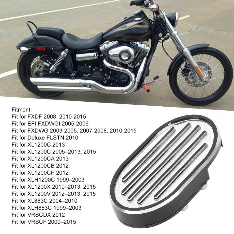 Stripe Style Aluminum Motorcycle Brake Pedal Cover For Xl883, Xl1200 5071379784865