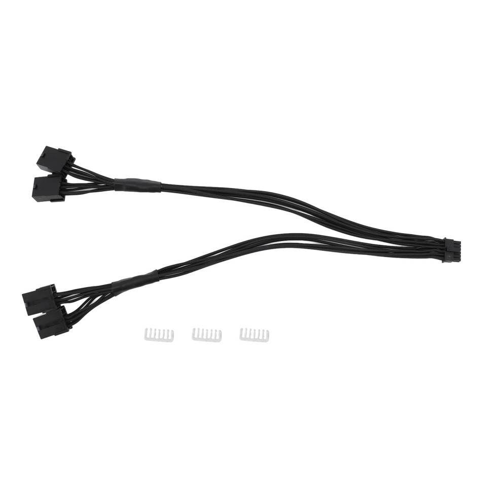 Pci-E 5.0 16Pin Extension Cable For High-End Gpu, 12Vhpwr Extension Cable With 12+4 To 4X 8Pin Connectors, Graphics Card Power Extension With 9464372515677