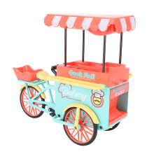 1:10 Kinder Marktstand Spielzeug Fast Food Dreirad