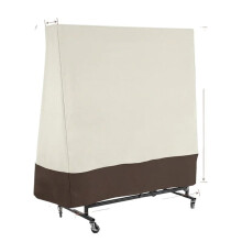 Table Pong Table Cover 300D Durable Waterproof DustProof Fits Table Pong Tables Indoor Outdoor Storage One Size